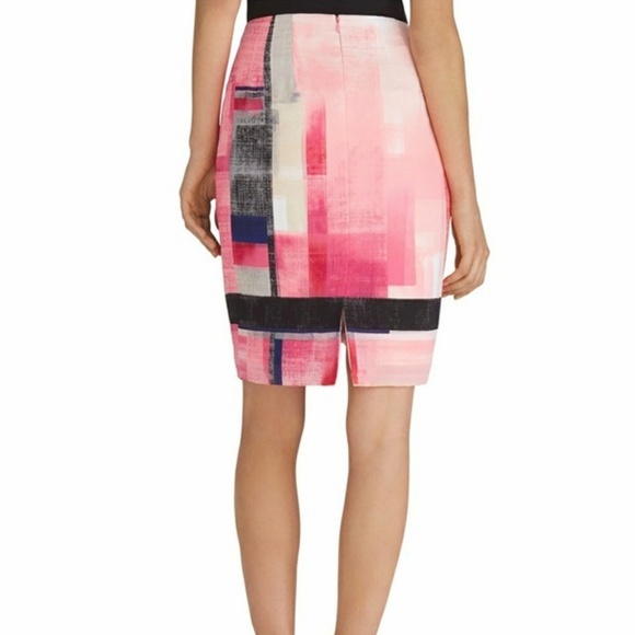 White House Black Market Colorblock Pencil Skirt - Picture 2 of 5